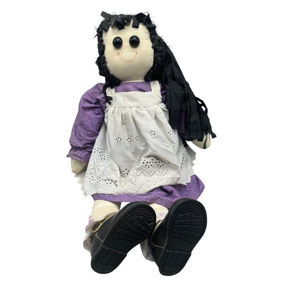 Handcrafted Rag Doll With Gerber Flex Support System Shoes 28" Tall READ - Picture 1 of 10